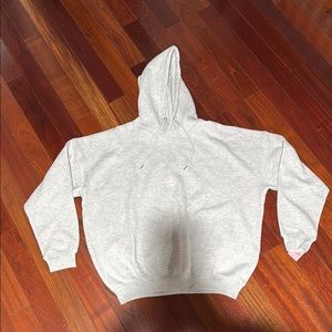 PrettyLittleThing Gray Pullover Hoodie Sweatshirt